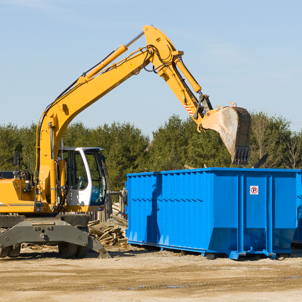 can i choose the location where the residential dumpster will be placed in Atoka County